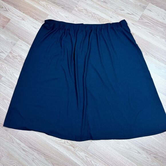 Jessica Simpson Womens Black Skirt 4X Button Down Witchy Goth Lagenlook Stretchy - Picture 2 of 6